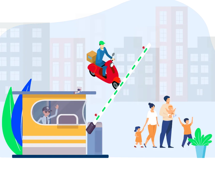 A cloud-based visitor management system in UAE, automatically alerts the specific employee whose guest has arrived.